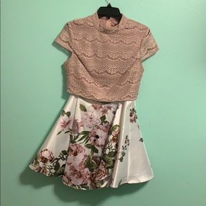 Two piece mini dress
